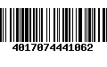 Código de Barras 4017074441062