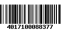 Código de Barras 4017100088377