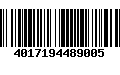 Código de Barras 4017194489005