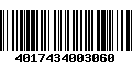 Código de Barras 4017434003060