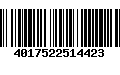 Código de Barras 4017522514423