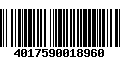 Código de Barras 4017590018960