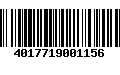 Código de Barras 4017719001156