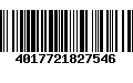 Código de Barras 4017721827546