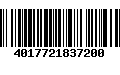 Código de Barras 4017721837200