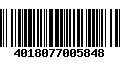 Código de Barras 4018077005848