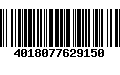 Código de Barras 4018077629150