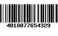 Código de Barras 4018077654329