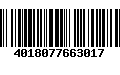 Código de Barras 4018077663017