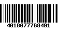 Código de Barras 4018077768491