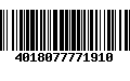 Código de Barras 4018077771910