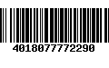 Código de Barras 4018077772290