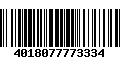 Código de Barras 4018077773334