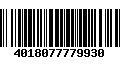 Código de Barras 4018077779930