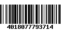 Código de Barras 4018077793714