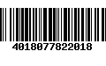 Código de Barras 4018077822018