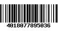 Código de Barras 4018077895036