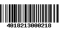 Código de Barras 4018213000218