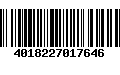 Código de Barras 4018227017646