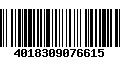 Código de Barras 4018309076615