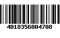 Código de Barras 4018356004708