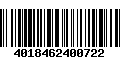 Código de Barras 4018462400722