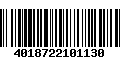 Código de Barras 4018722101130