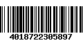 Código de Barras 4018722305897