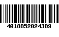 Código de Barras 4018852024309