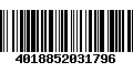 Código de Barras 4018852031796