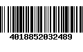 Código de Barras 4018852032489