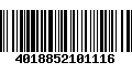 Código de Barras 4018852101116