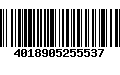 Código de Barras 4018905255537