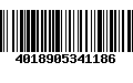 Código de Barras 4018905341186