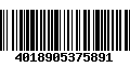 Código de Barras 4018905375891