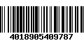 Código de Barras 4018905409787