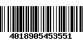 Código de Barras 4018905453551