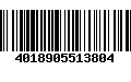 Código de Barras 4018905513804