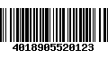 Código de Barras 4018905520123