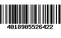 Código de Barras 4018905526422