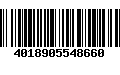 Código de Barras 4018905548660