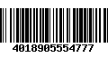 Código de Barras 4018905554777