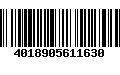 Código de Barras 4018905611630