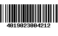 Código de Barras 4019023004212