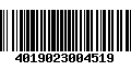 Código de Barras 4019023004519