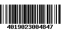 Código de Barras 4019023004847