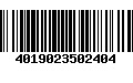 Código de Barras 4019023502404