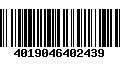 Código de Barras 4019046402439