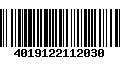 Código de Barras 4019122112030