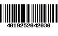 Código de Barras 4019252042030